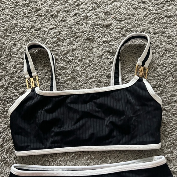 Daze Dayz Noir Swim Set in Black Ribbed - Picture 5 of 8